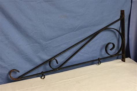 Antique Wrought Iron Sign Bracket 